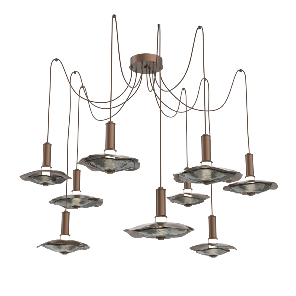 Cumulus Round 9pc Swag Multi-Pendant Chandelier