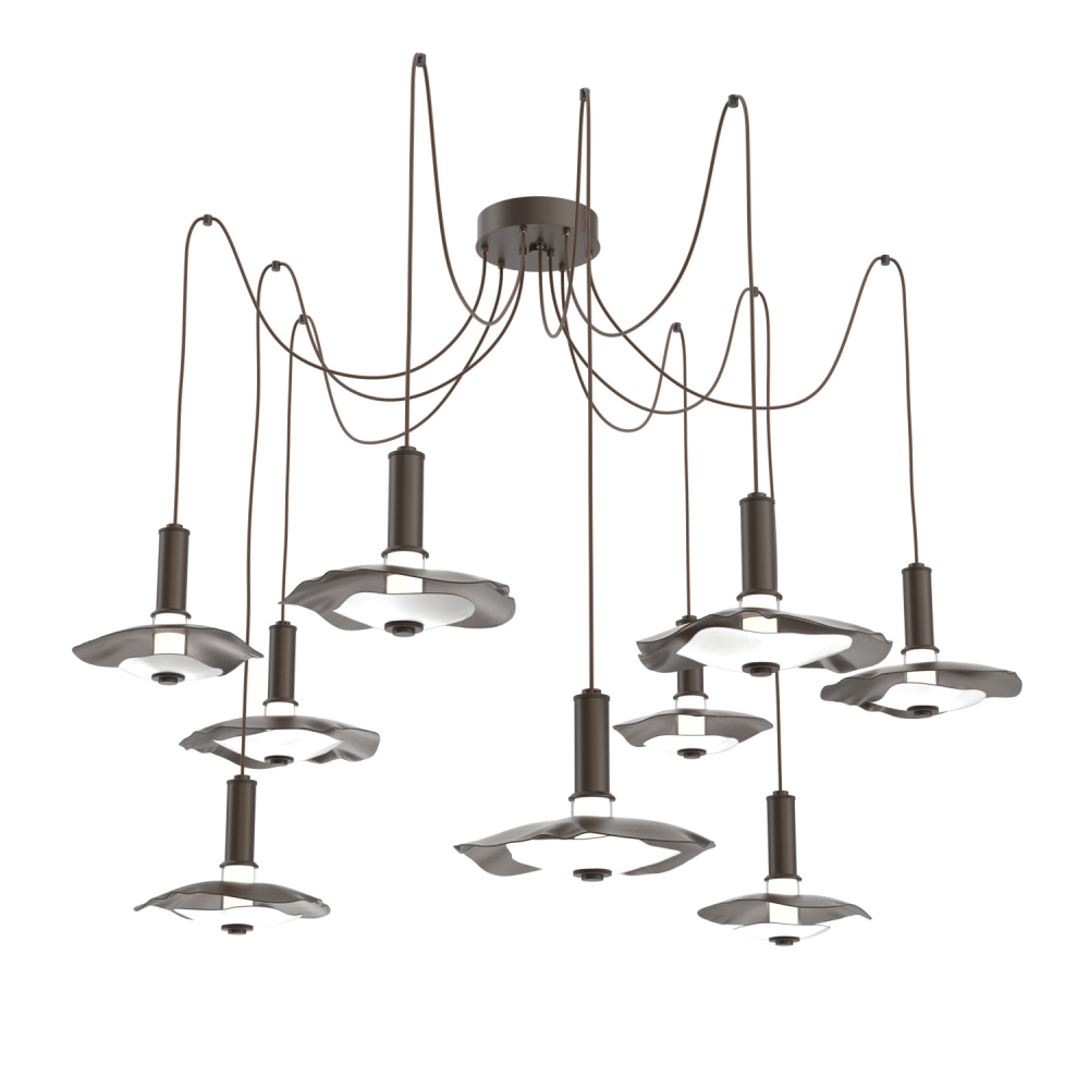 Cumulus Round 9pc Swag Multi-Pendant Chandelier
