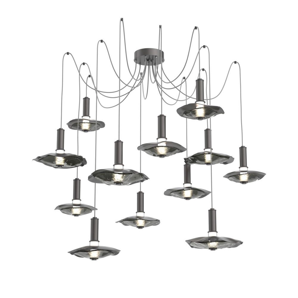Cumulus Round 12pc Swag Multi-Pendant Chandelier