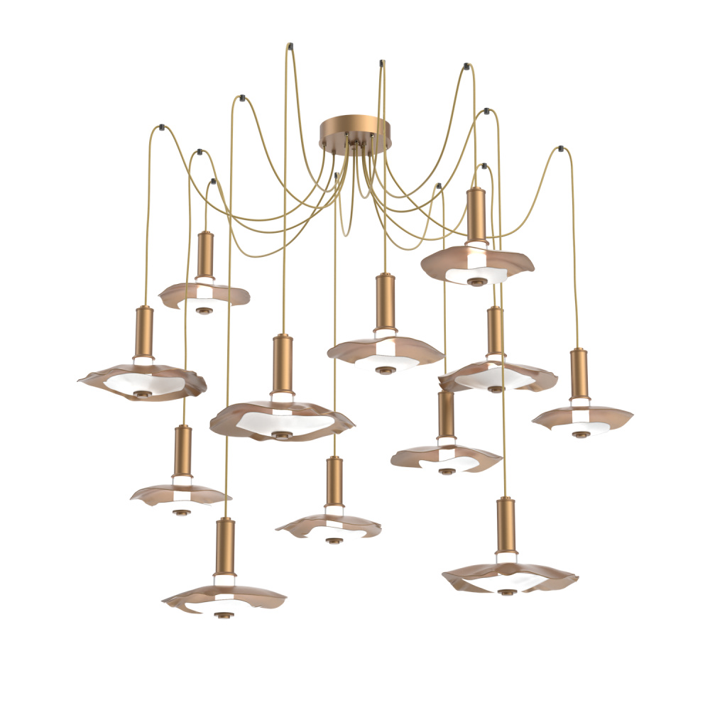 Cumulus Round 12pc Swag Multi-Pendant Chandelier