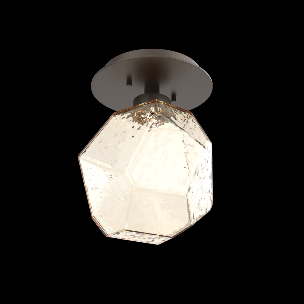 Single Glass Sconce & Flush Mount - Gem