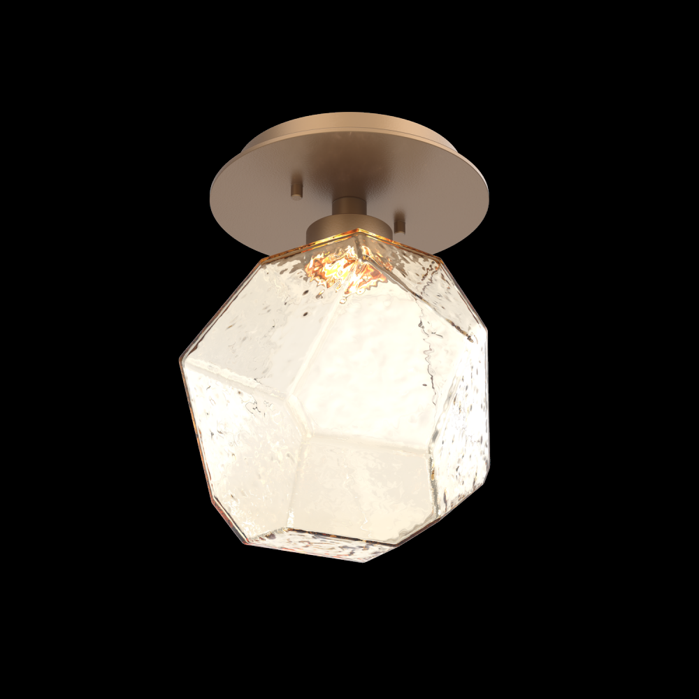 Single Glass Sconce & Flush Mount - Gem