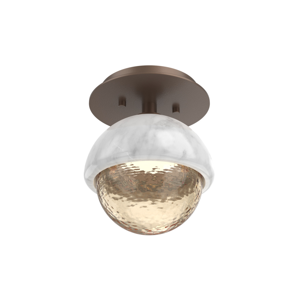 Single Glass Sconce & Flush Mount - Cabochon