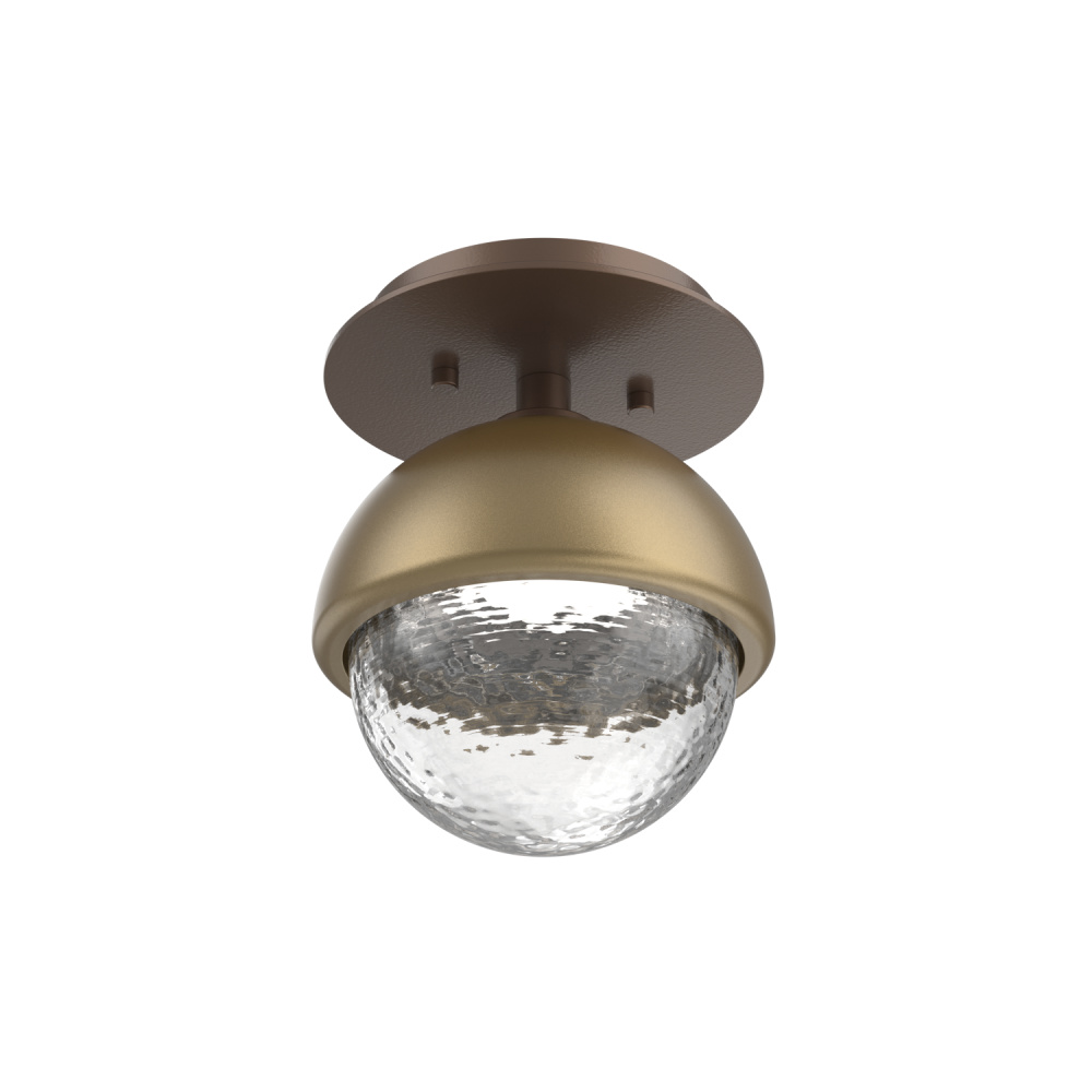 Single Glass Sconce & Flush Mount - Cabochon