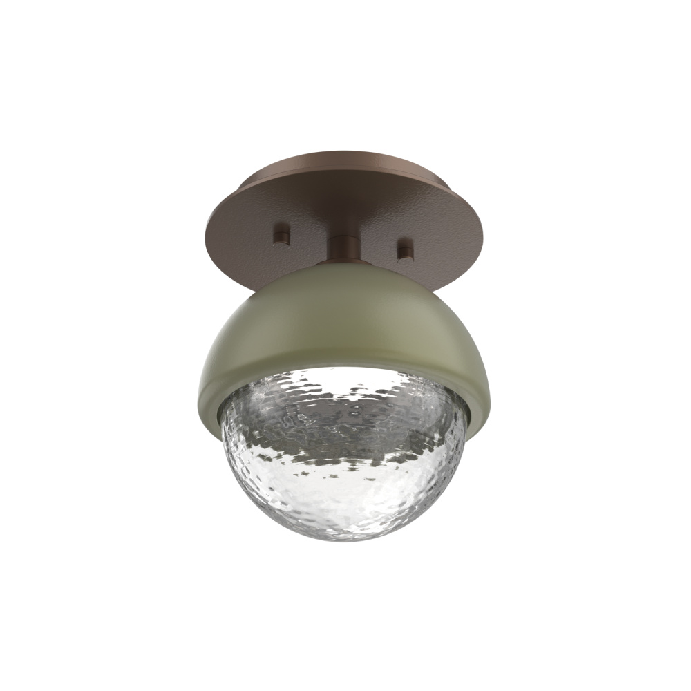 Single Glass Sconce & Flush Mount - Cabochon