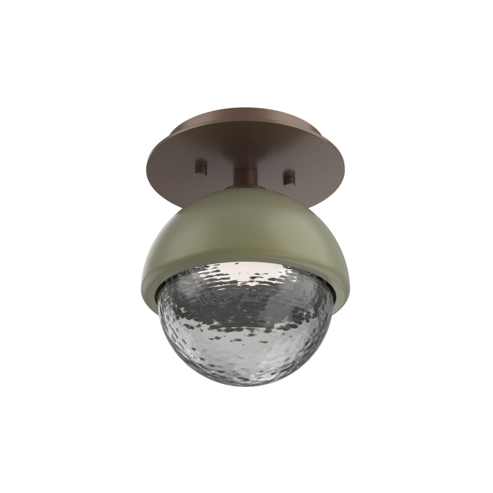Single Glass Sconce & Flush Mount - Cabochon