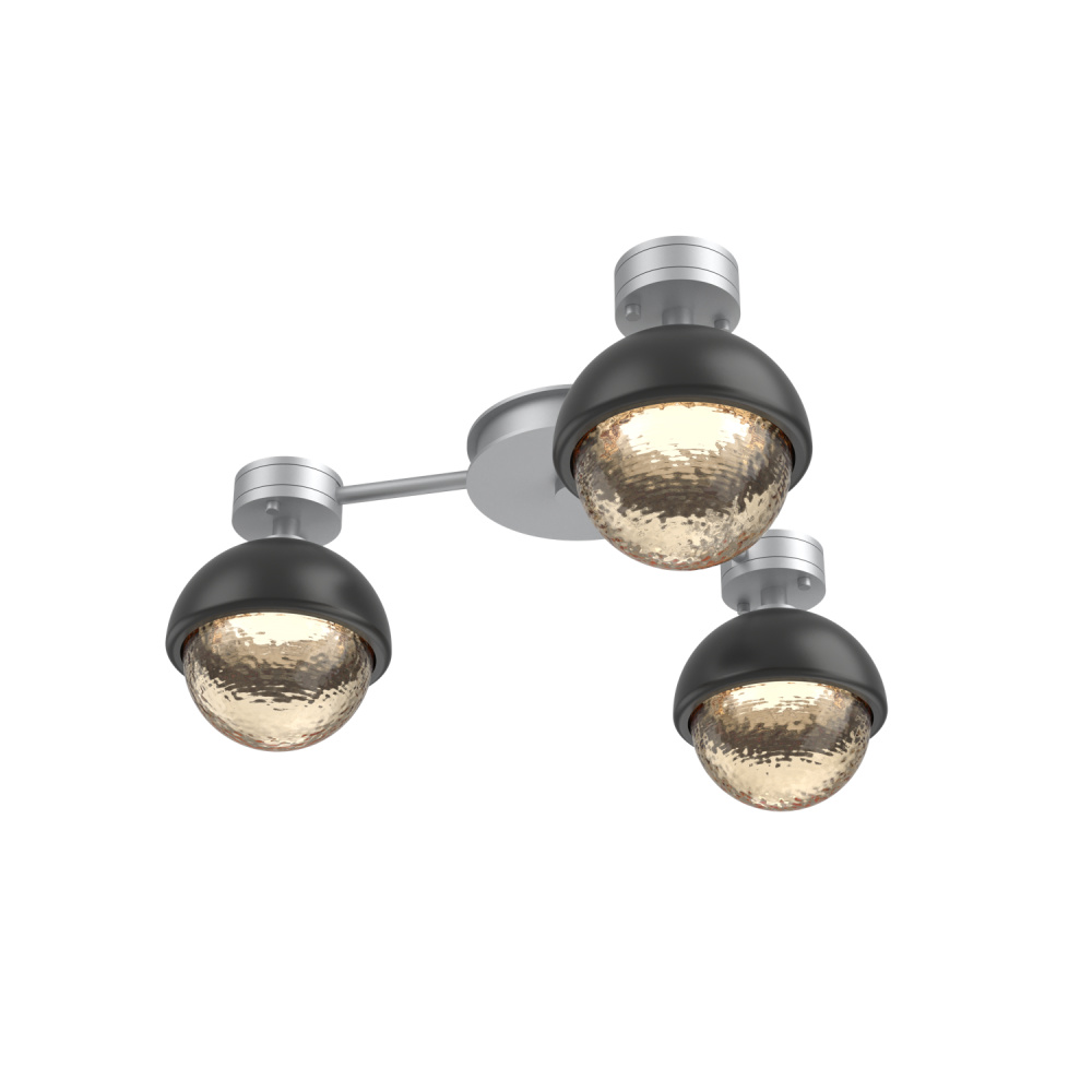 Cabochon Flush Mount Wall Sconce Classic Silver