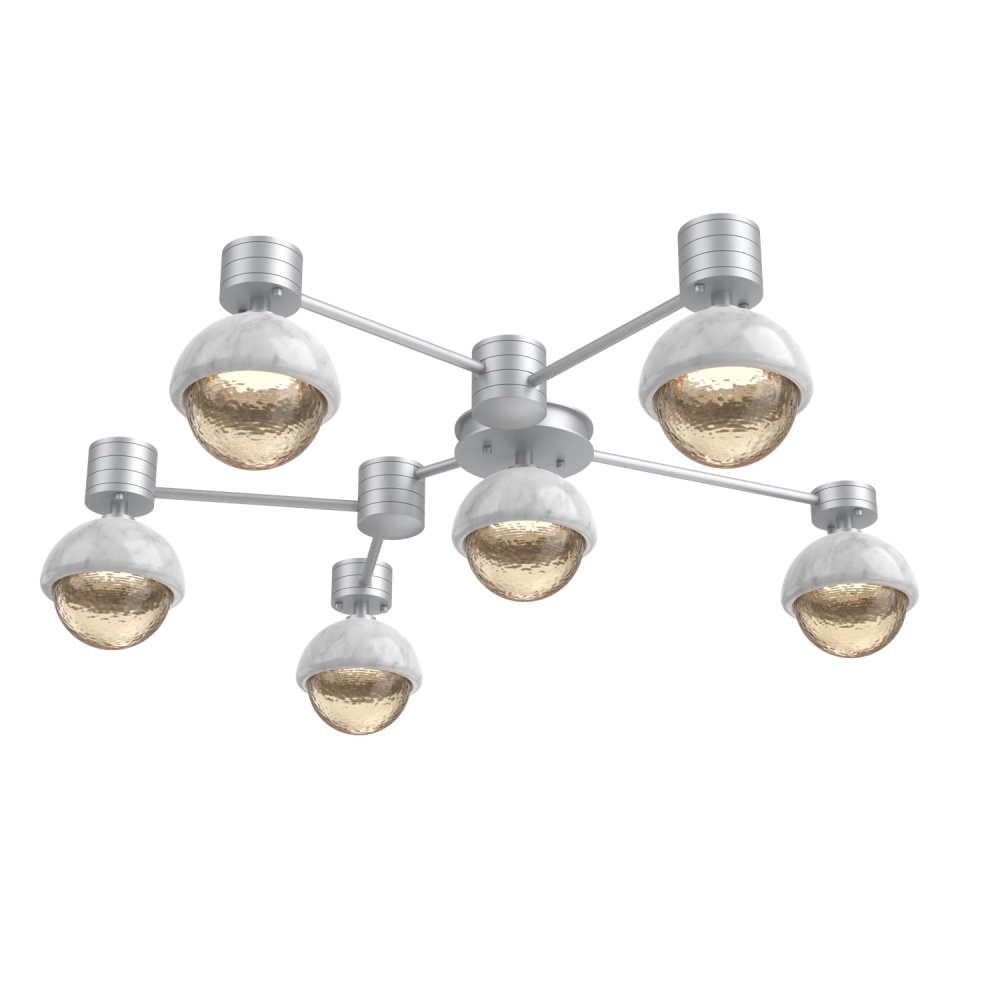 Cabochon Flush Mount Wall Sconce Classic Silver