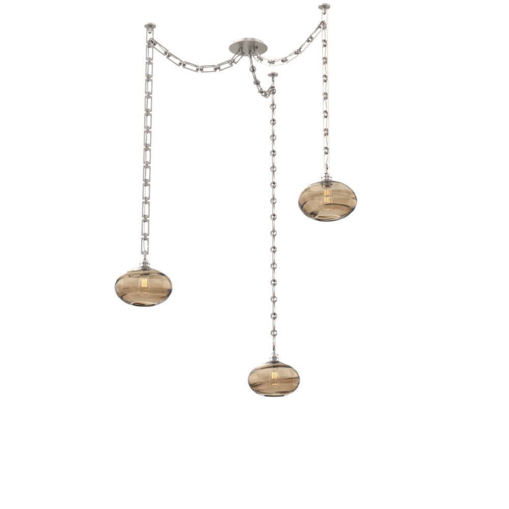 Coppa Round 3pc Swag Multi-Pendant Chain