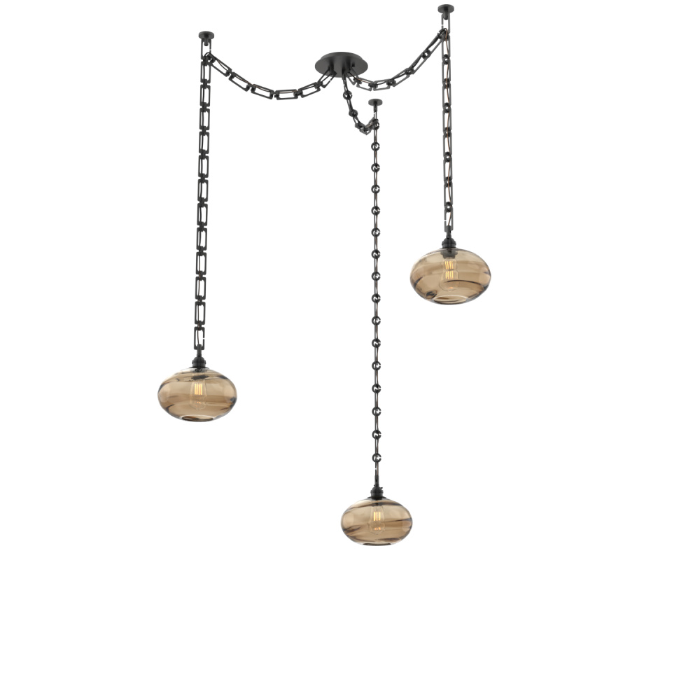 Coppa Round 3pc Swag Multi-Pendant Chain