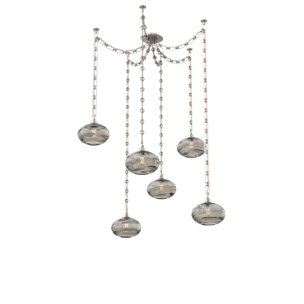 Coppa Round 6pc Swag Multi-Pendant Chain
