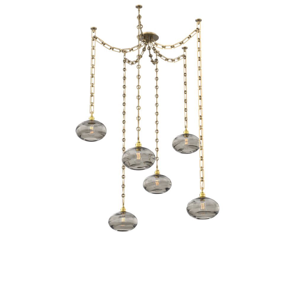 Coppa Round 6pc Swag Multi-Pendant Chain