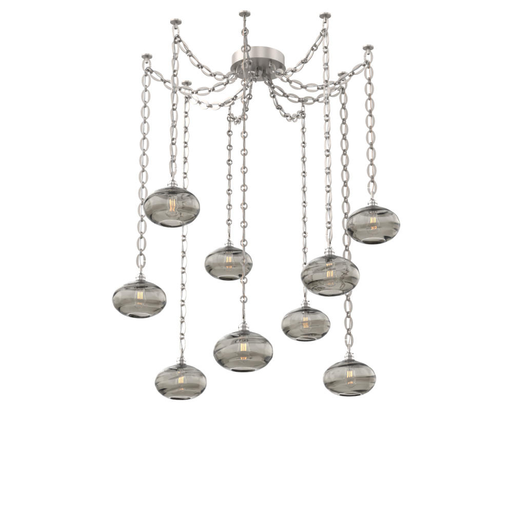 Coppa Round 9pc Swag Multi-Pendant Chain