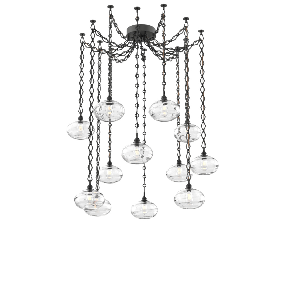 Coppa Multi Light Pendant Multi Port Canopy Matte Black
