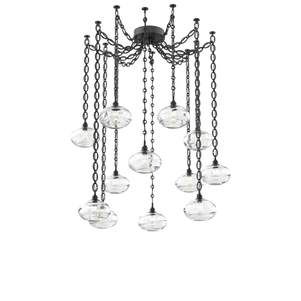 Coppa Multi Light Pendant Multi Port Canopy Matte Black