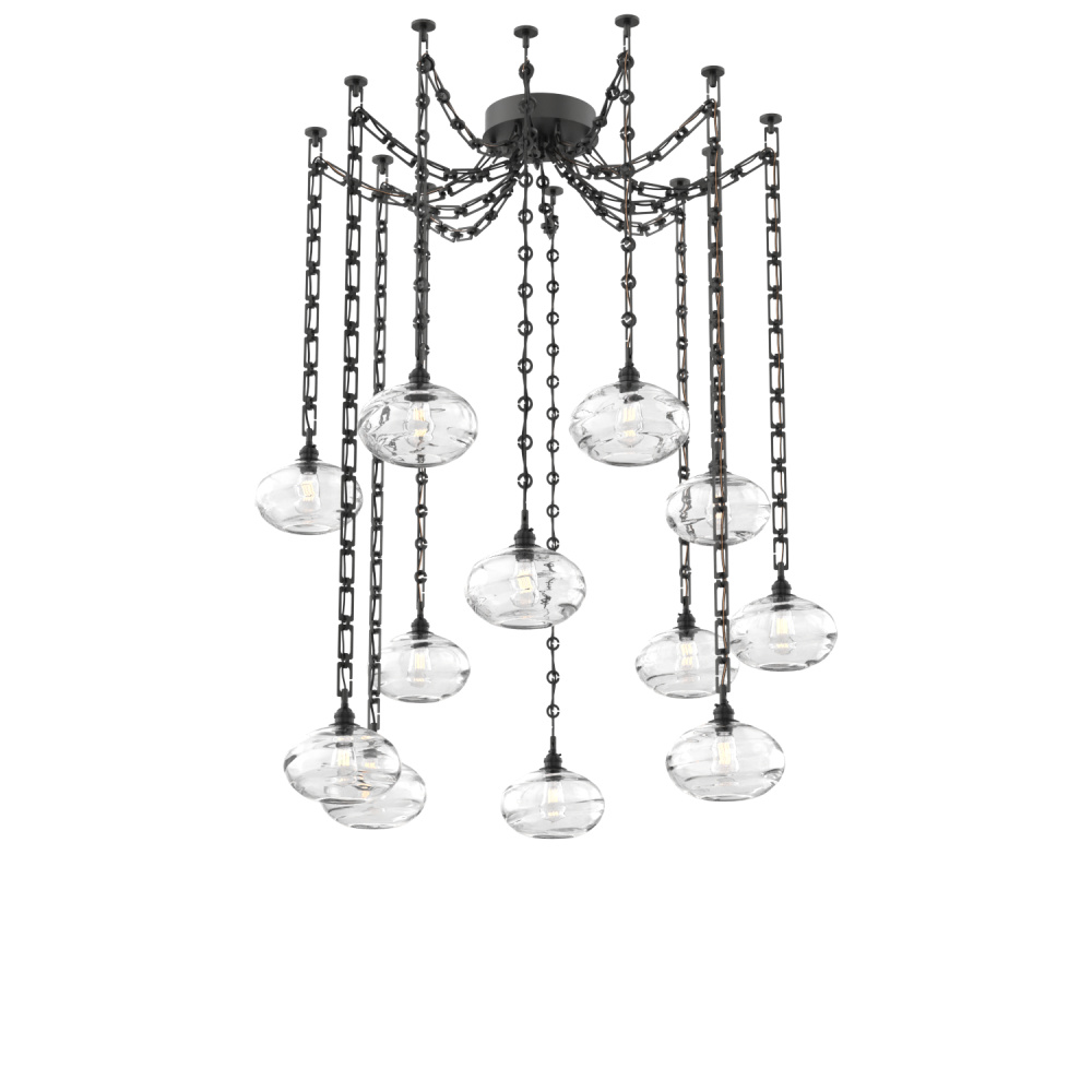 Coppa Multi Light Pendant Multi Port Canopy Matte Black