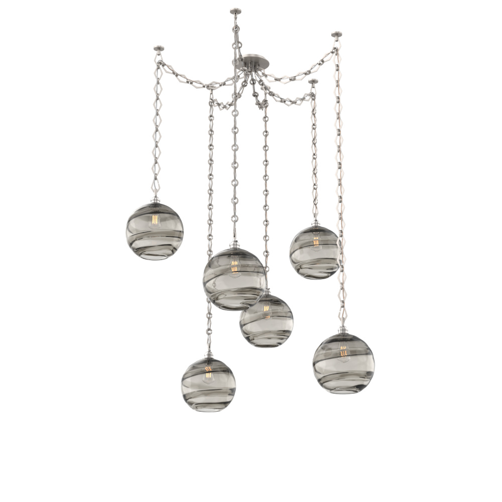 Terra Round 6pc Swag Multi-Pendant Chain