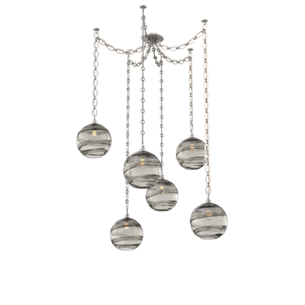 Terra Round 6pc Swag Multi-Pendant Chain