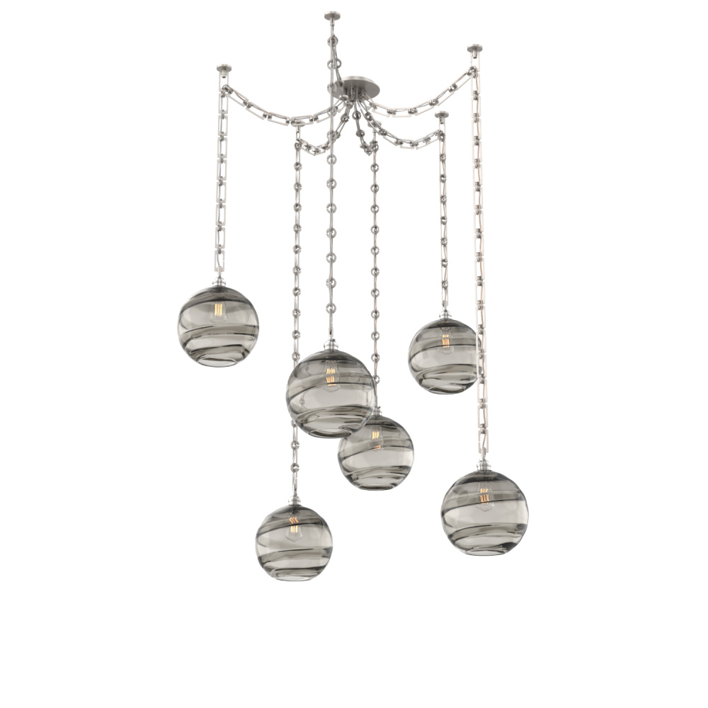Terra Round 6pc Swag Multi-Pendant Chain
