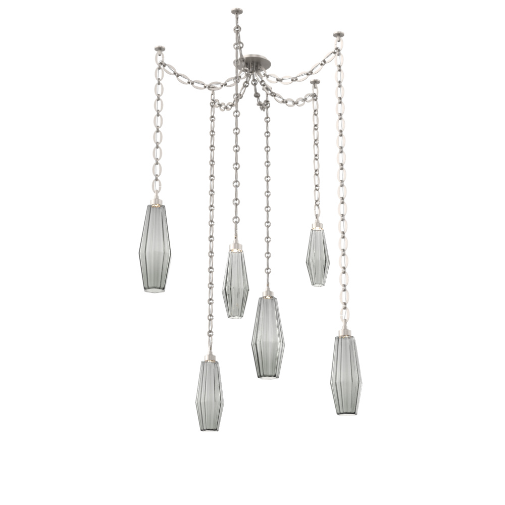 Aalto Round 6pc Swag Multi-Pendant Chain