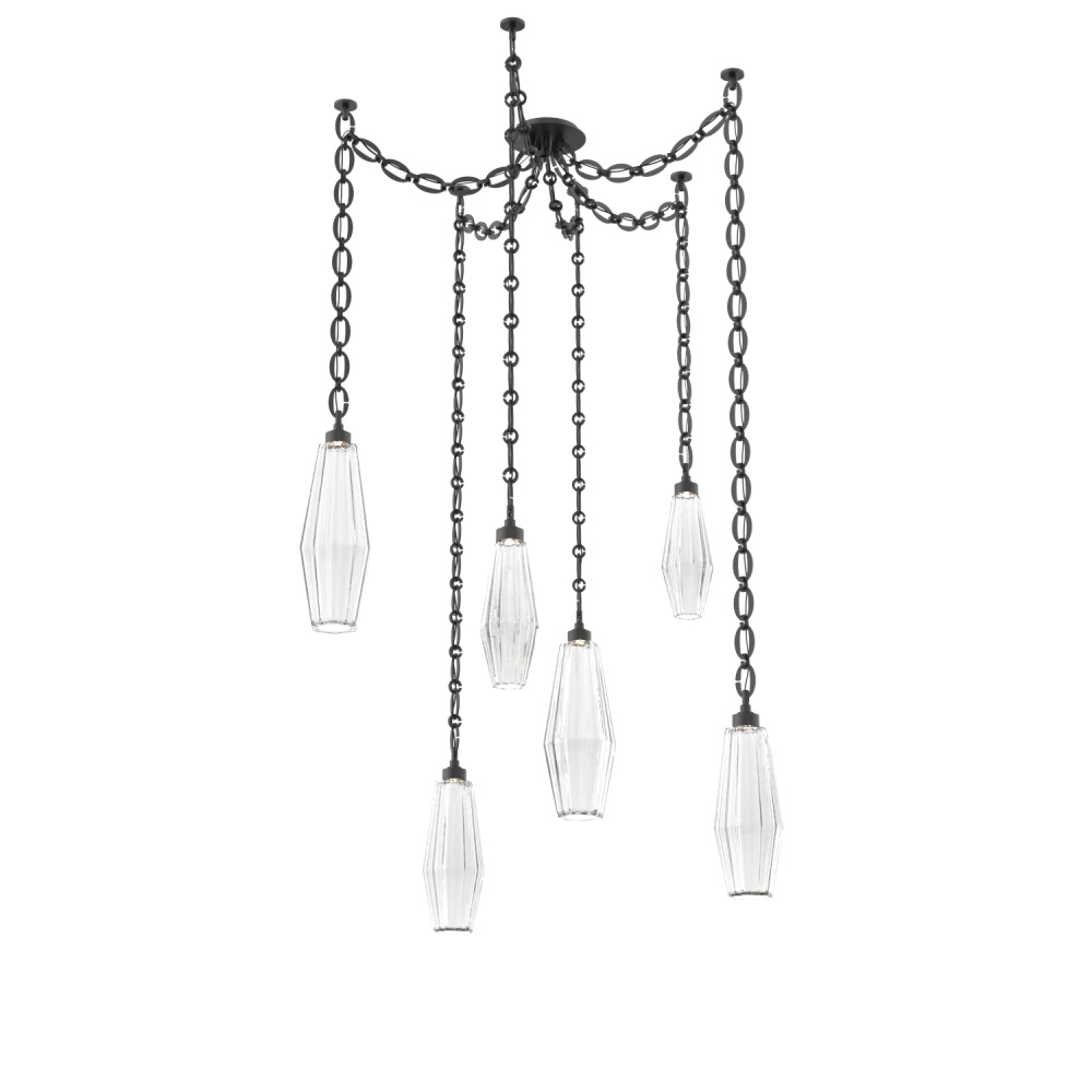 Aalto Round 6pc Swag Multi-Pendant Chain