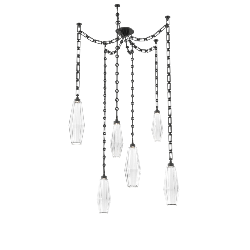 Aalto Round 6pc Swag Multi-Pendant Chain