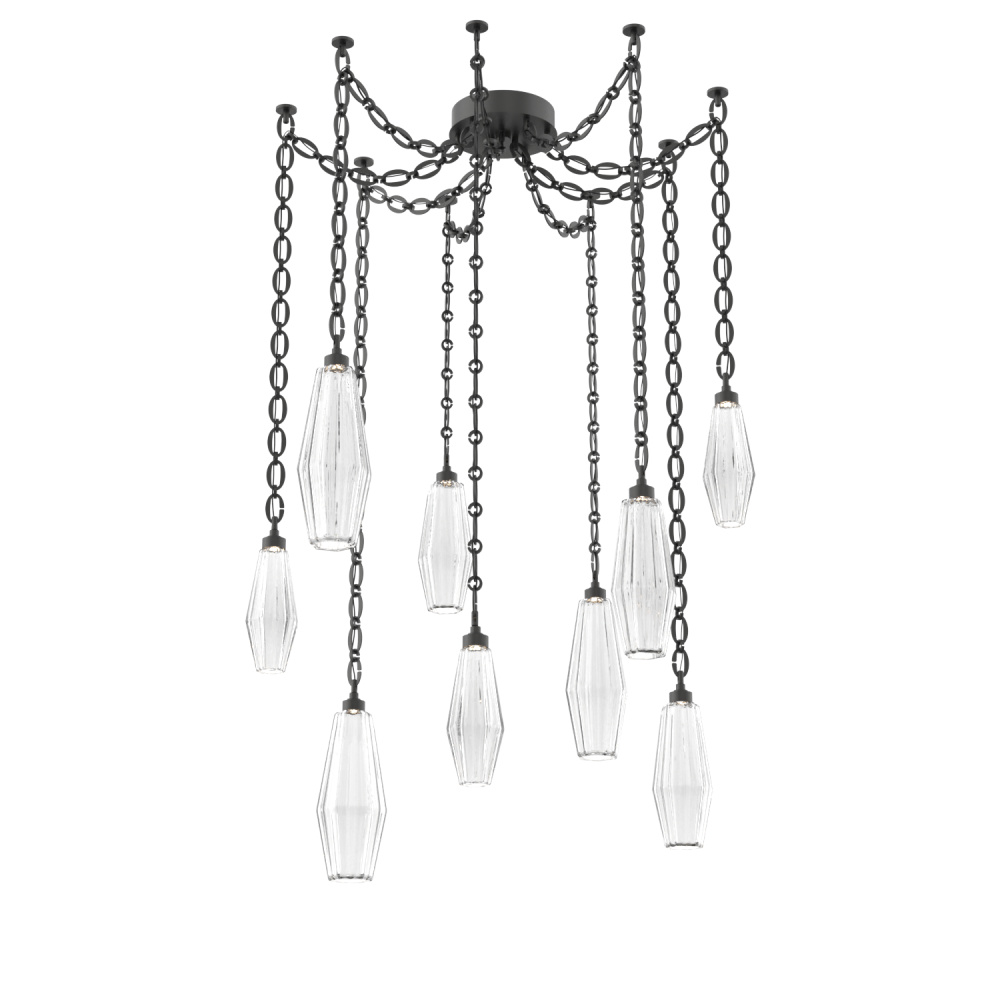 Aalto Multi Light Pendant Multi Port Canopy Matte Black