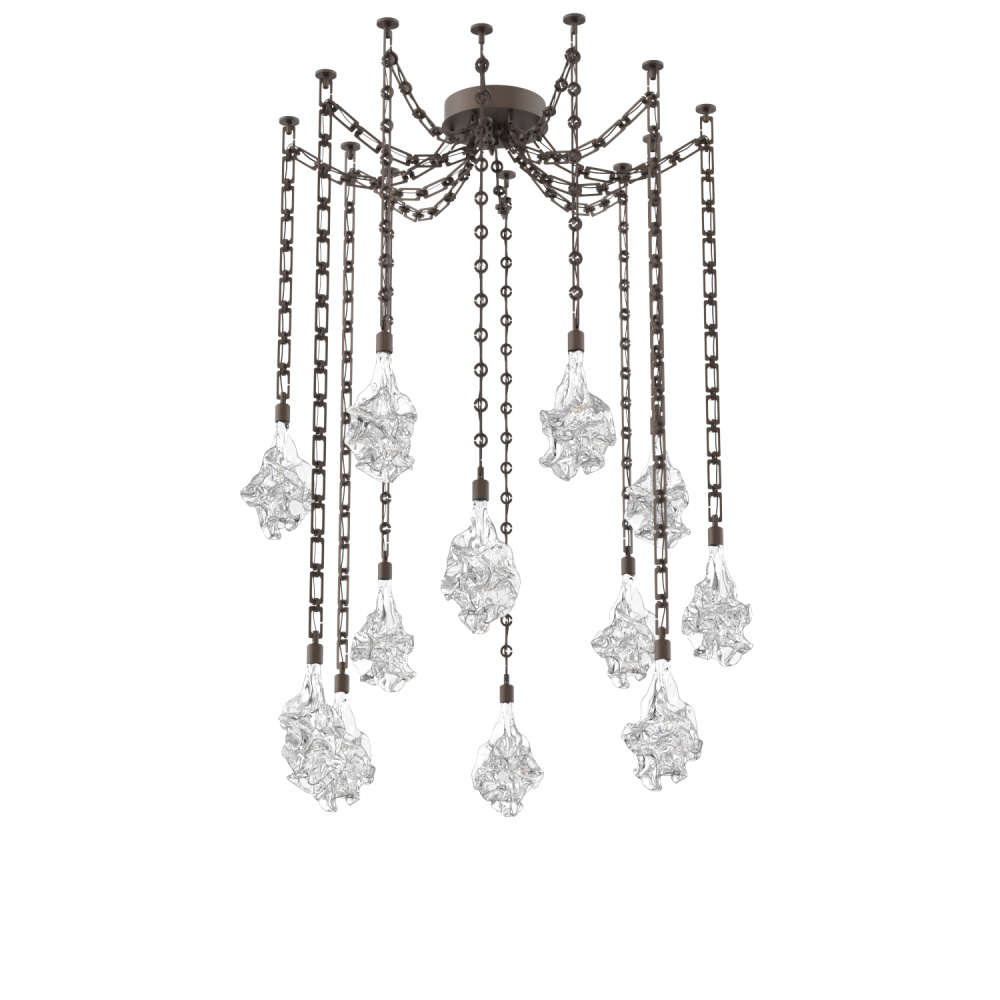 Blossom Round 12pc Swag Multi-Pendant Chain