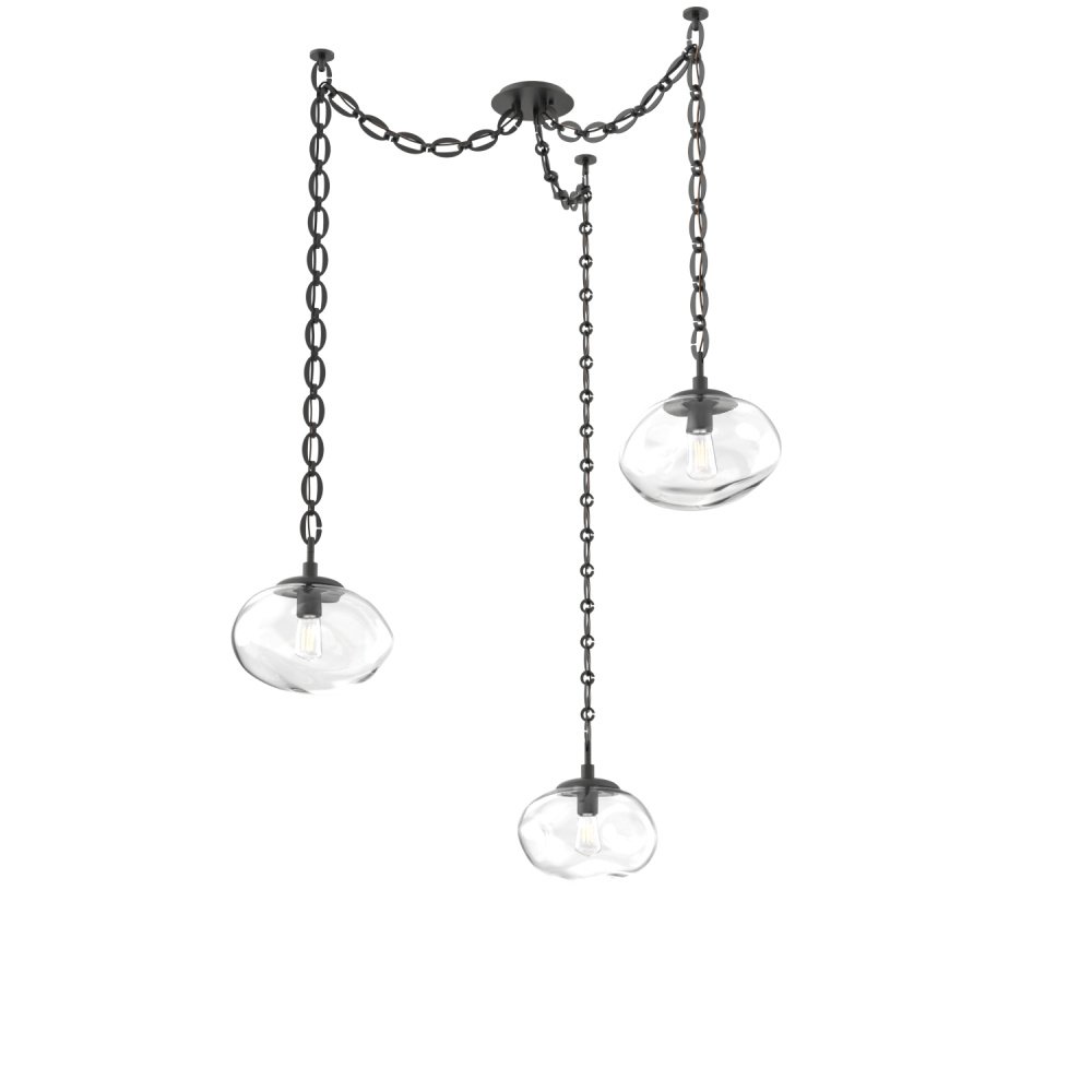 Nova Round 3pc Swag Multi-Pendant Chain (Bulb)