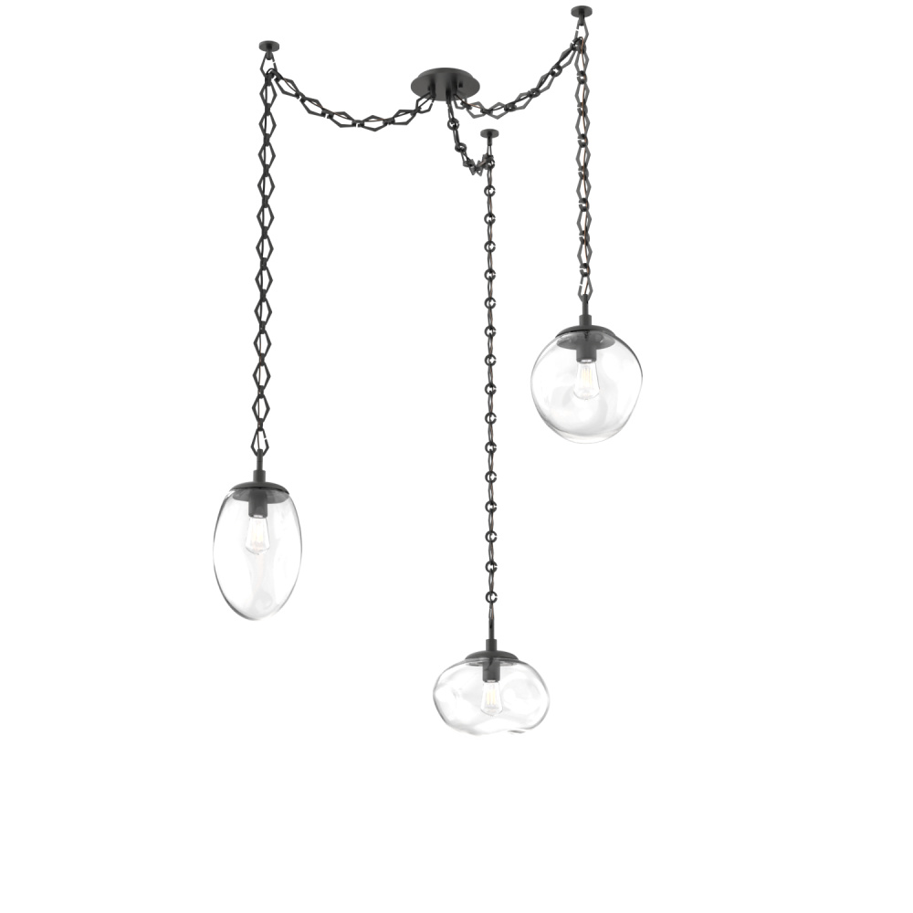Cosmos Round 3pc Swag Multi-Pendant Chain (Bulb)