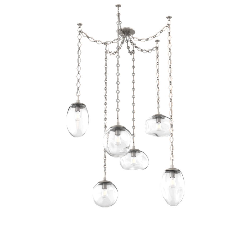 Cosmos Round 6pc Swag Multi-Pendant Chain (Bulb)