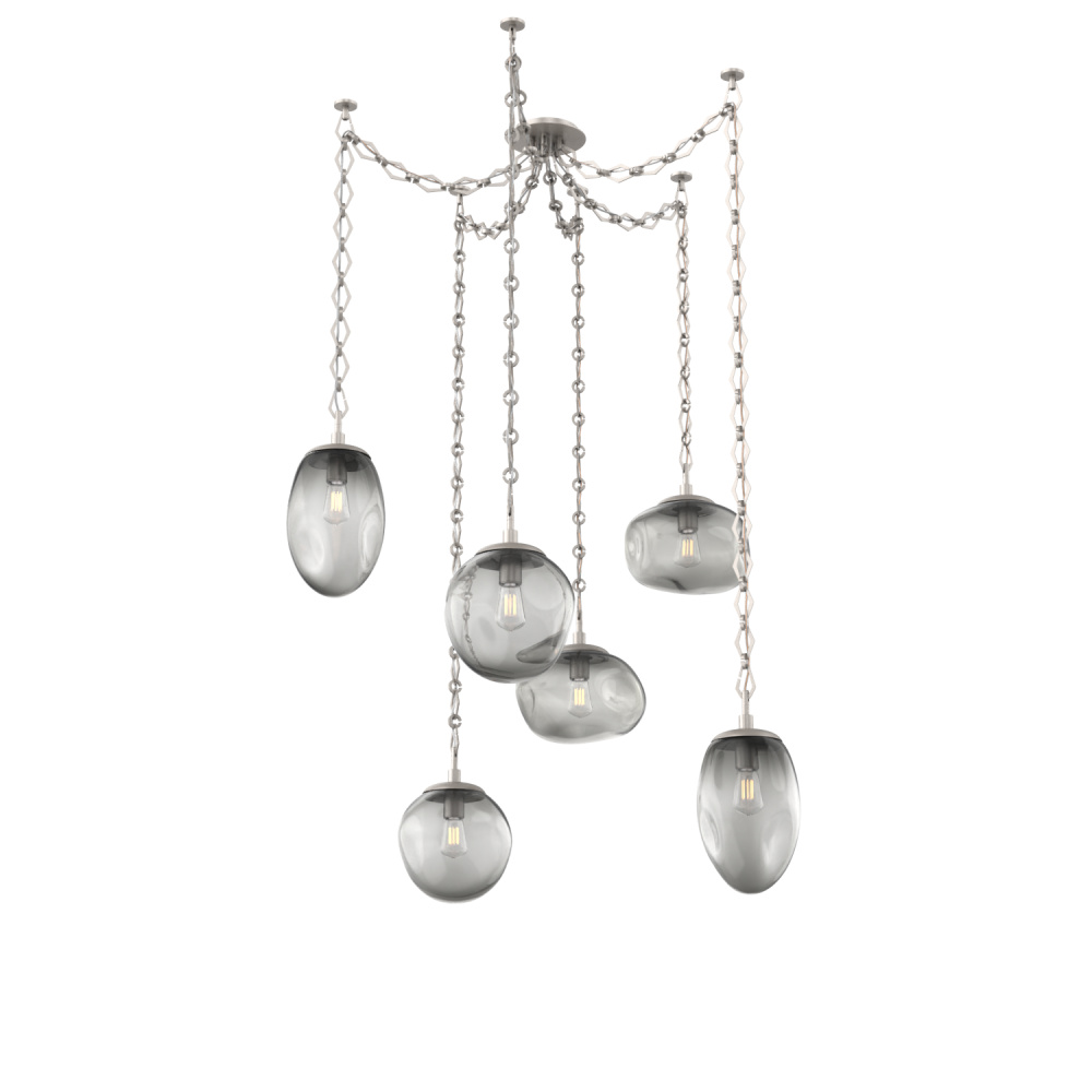 Cosmos Round 6pc Swag Multi-Pendant Chain (Bulb)