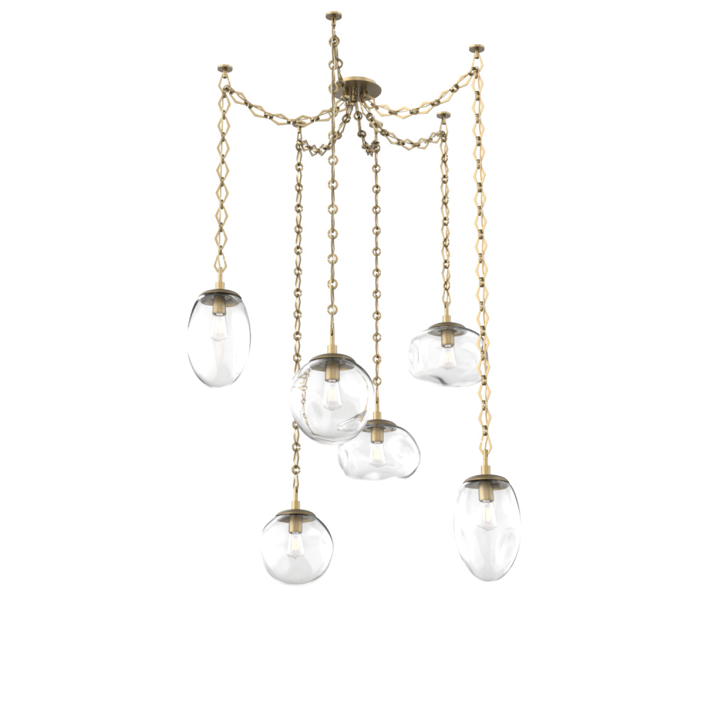 Cosmos Round 6pc Swag Multi-Pendant Chain (Bulb)