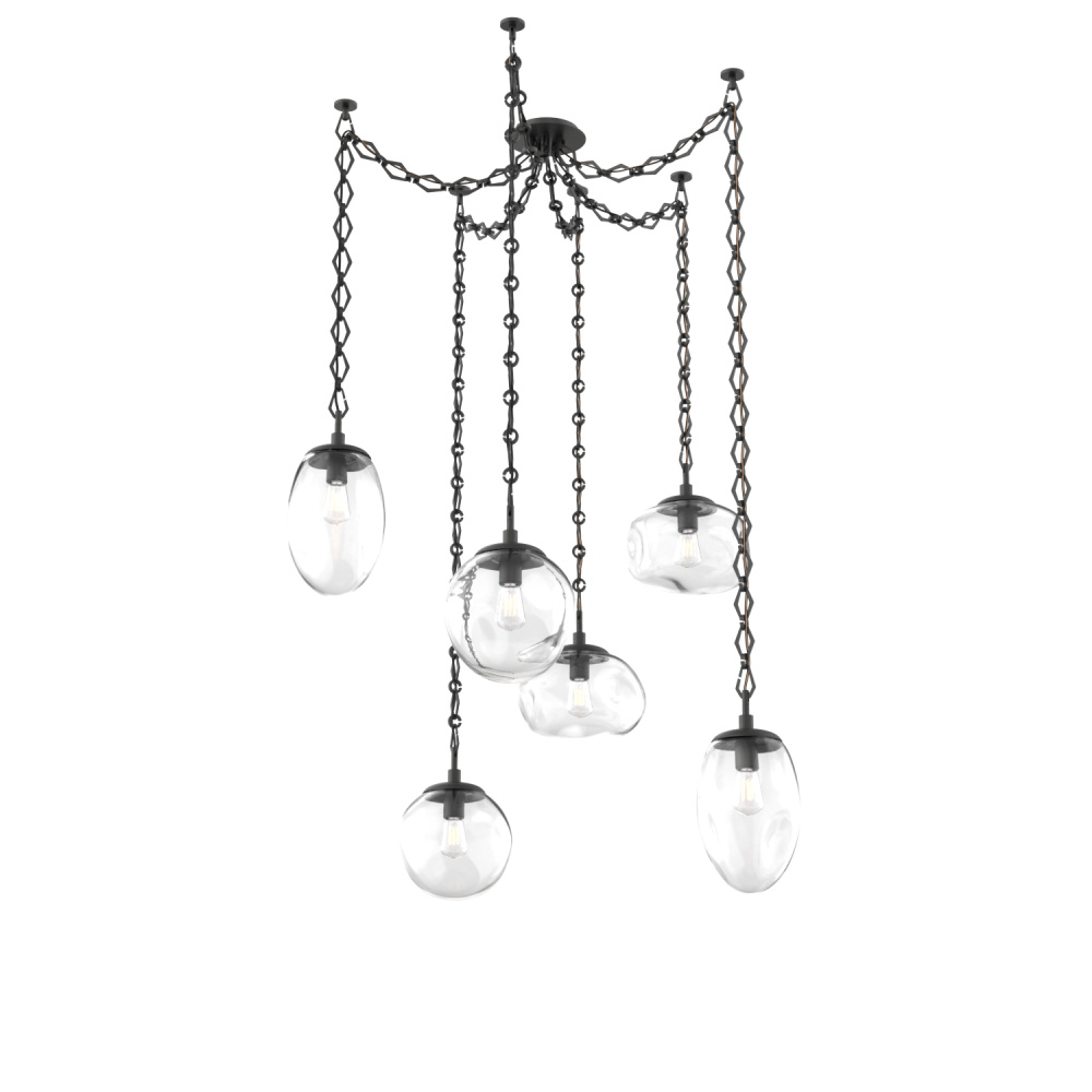 Cosmos Round 6pc Swag Multi-Pendant Chain (Bulb)