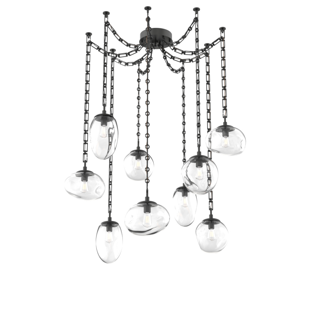 Cosmos Round 9pc Swag Multi-Pendant Chain (Bulb)