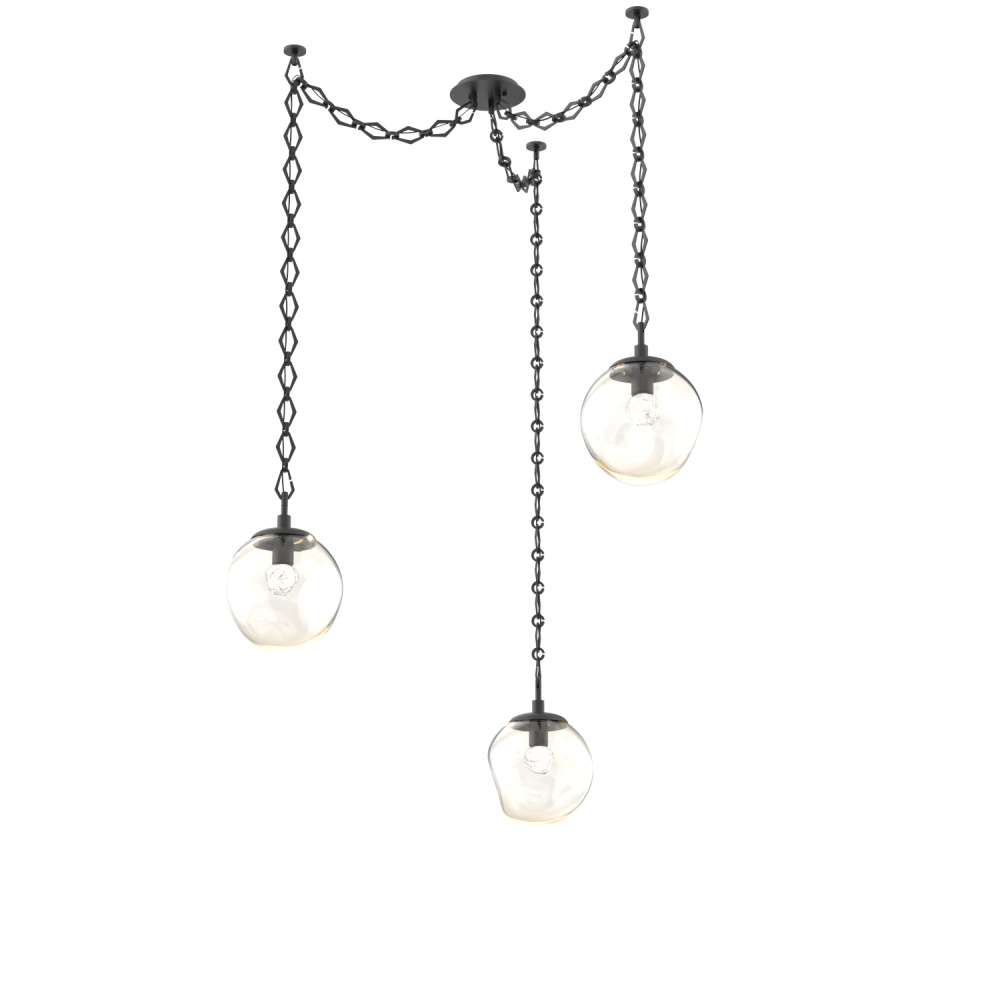 Aster LED Multi Light Pendant Multi Port Canopy Matte Black