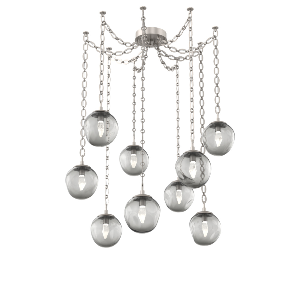 Aster Round 9pc Swag Multi-Pendant Chain (LED)