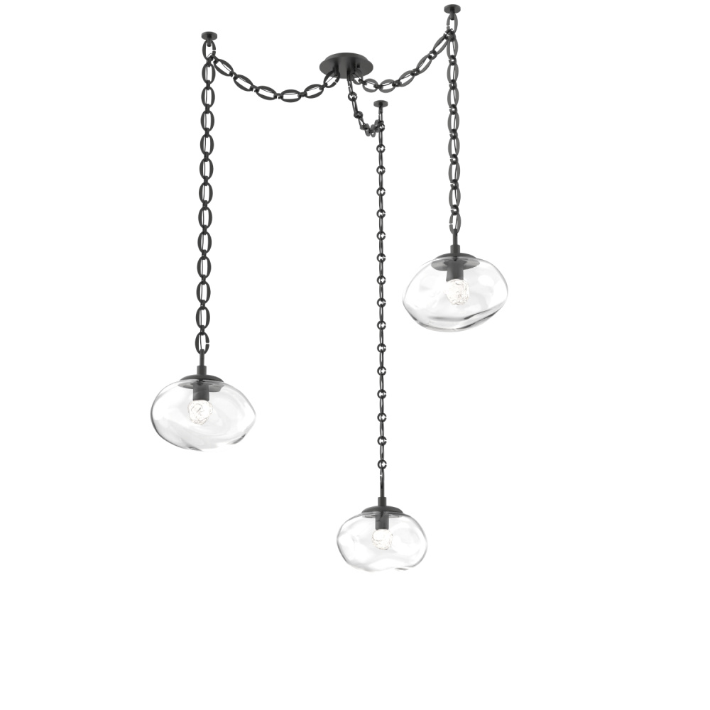Nova Round 3pc Swag Multi-Pendant Chain (LED)