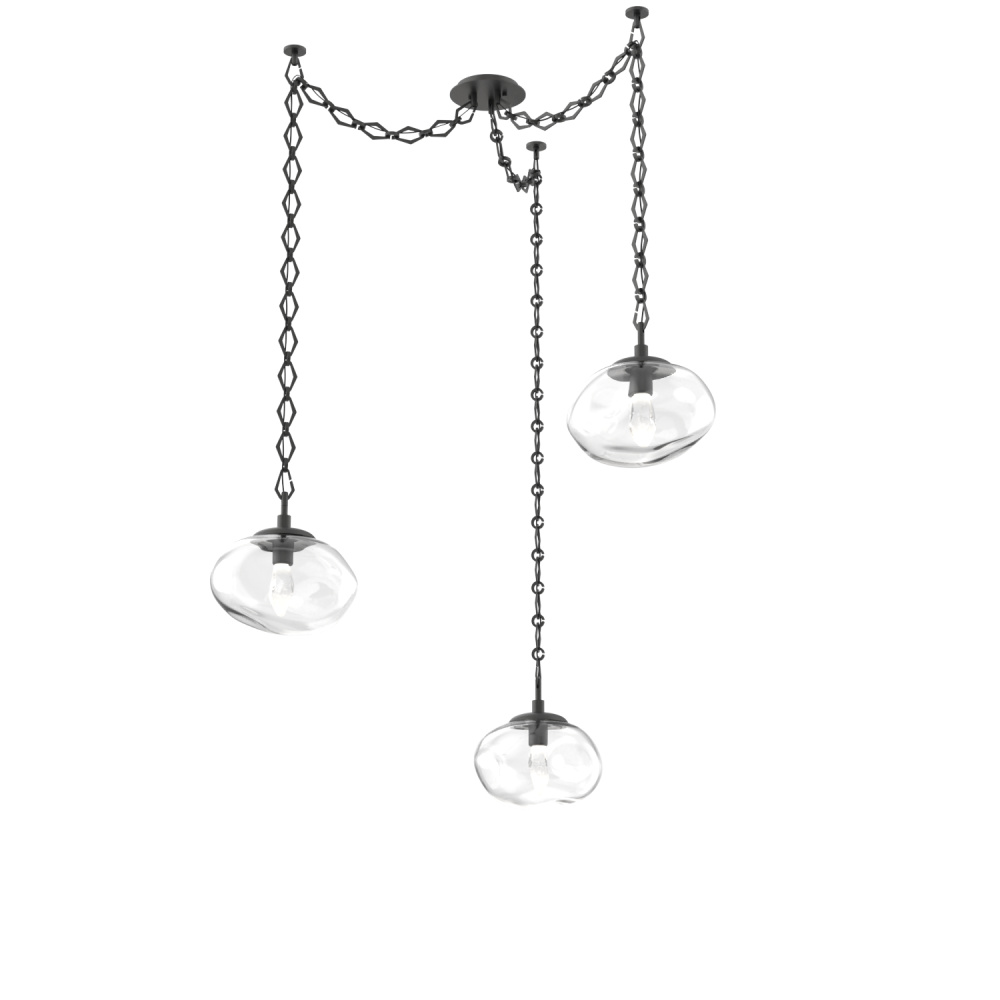 Nova Round 3pc Swag Multi-Pendant Chain (LED)