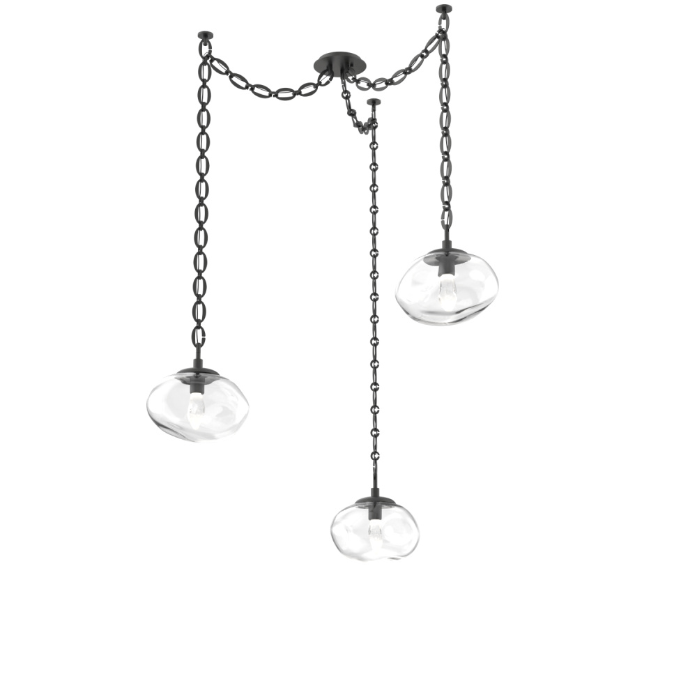 Nova Round 3pc Swag Multi-Pendant Chain (LED)
