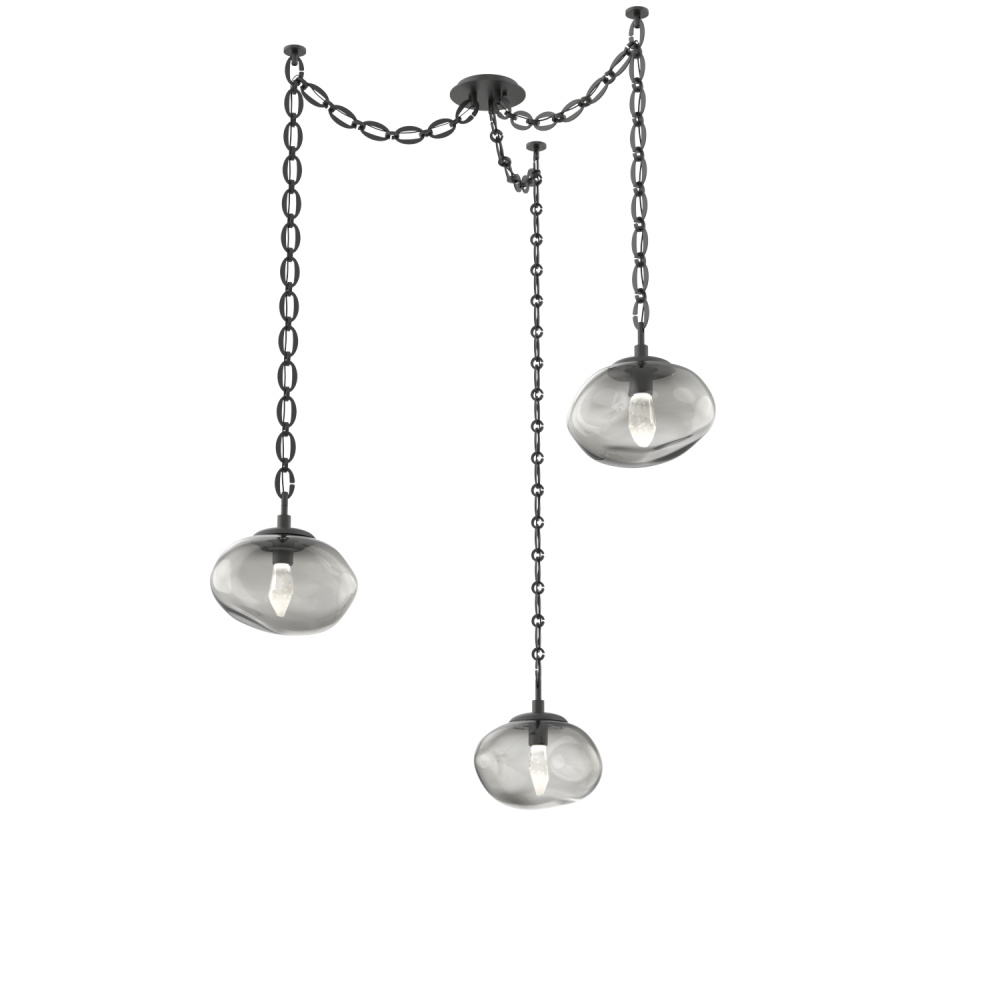 Nova LED Multi Light Pendant Matte Black