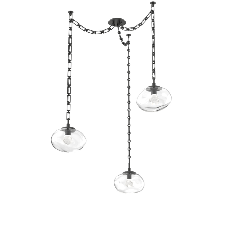 Nova Round 3pc Swag Multi-Pendant Chain (LED)