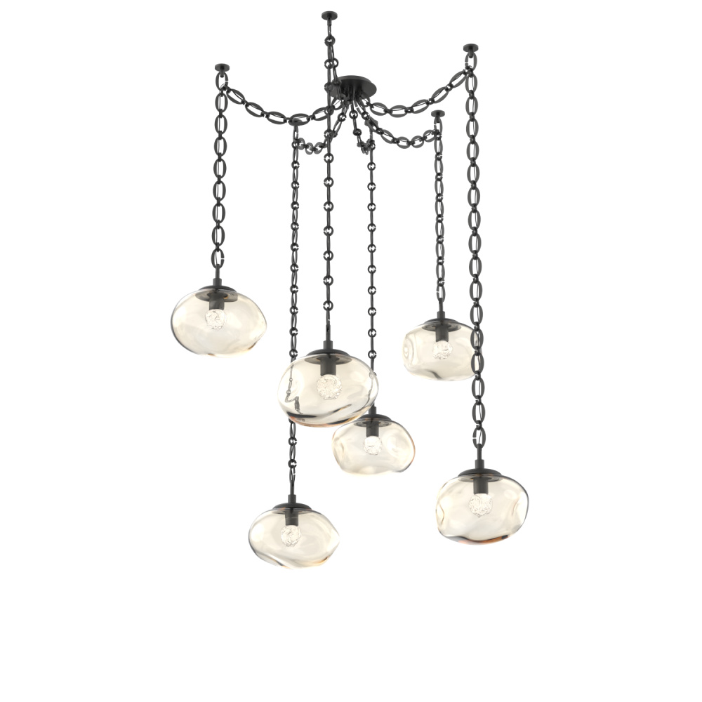 Nova LED Multi Light Pendant Matte Black