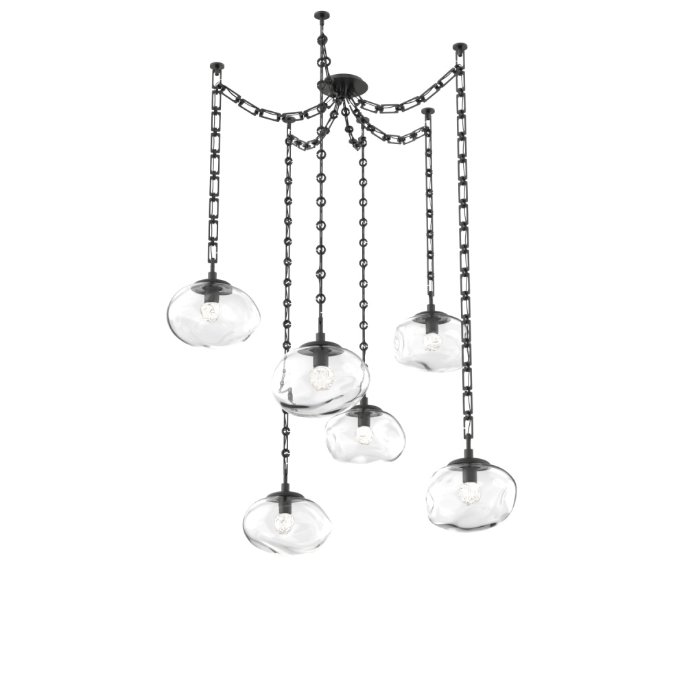 Nova LED Multi Light Pendant Matte Black