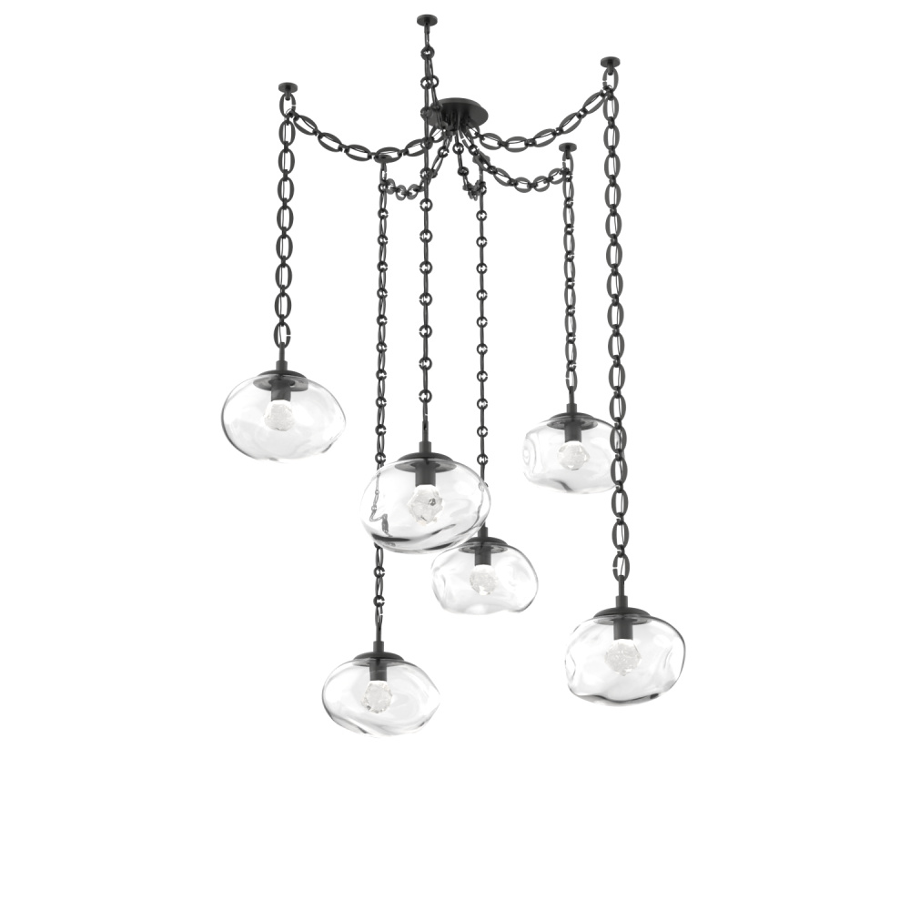 Nova LED Multi Light Pendant Matte Black