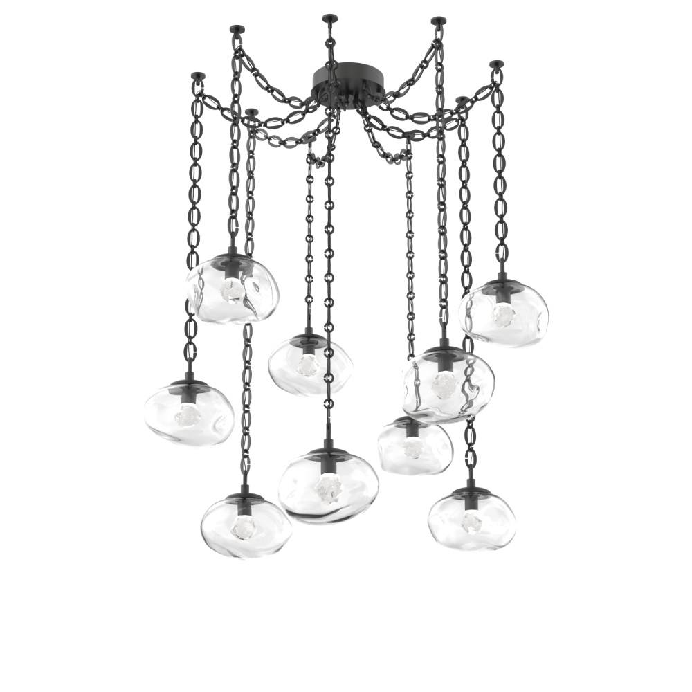 Nova Round 9pc Swag Multi-Pendant Chain (LED)
