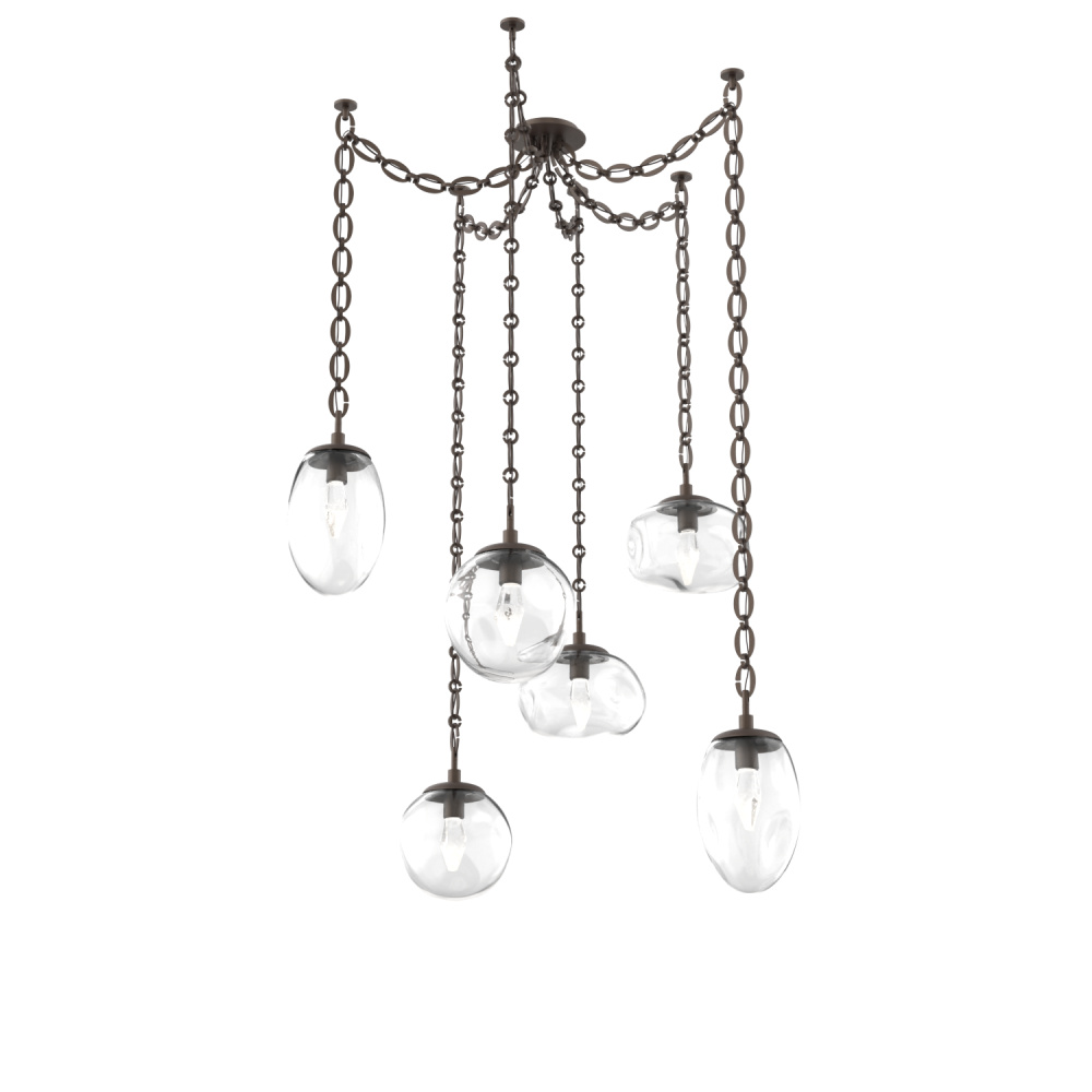 Cosmos LED Multi Light Pendant Flat Bronze