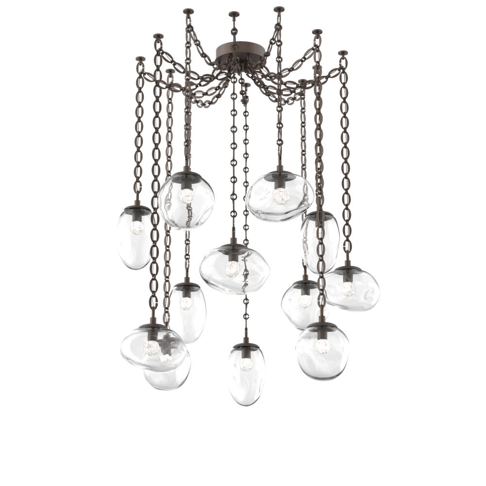Cosmos LED Multi Light Pendant Flat Bronze