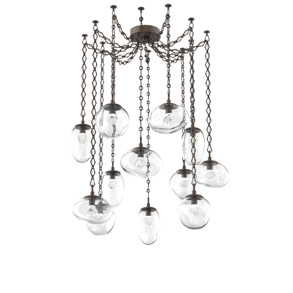 Cosmos LED Multi Light Pendant Flat Bronze