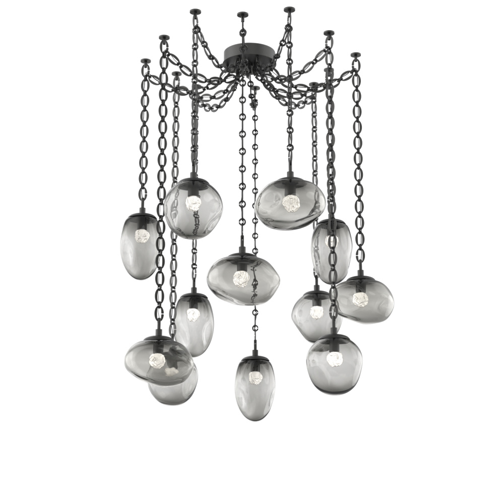 Cosmos LED Multi Light Pendant Matte Black